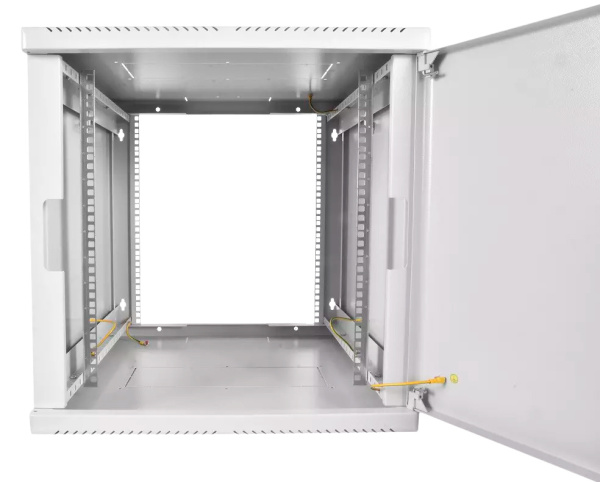 Шкаф коммутационный ЦМО (ШРН-М-9.650.1) настенный 9U 600x650мм пер.дв.металл направл.под закл.гайки 50кг серый 581мм 22кг 180град. 480мм IP20 сталь