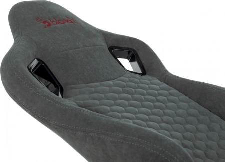 Кресло игровое A4Tech Bloody GC-770 серый соты с подголов. крестов.