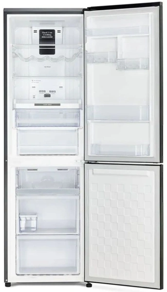 Холодильник Hitachi R-BG410PUC6X GBK 2-хкамерн. черный стекло (BG410PUC6X GBK)