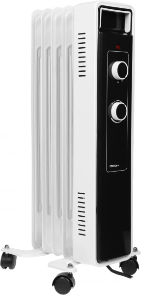 Радиатор масляный Centek CT-6221-5 1000Вт белый
