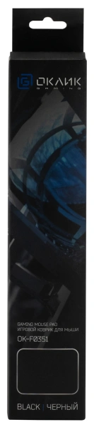 Коврик для мыши Оклик OK-F0351 Средний черный 350x280x3мм