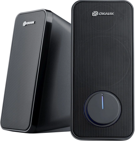 Колонки Оклик OK-175 2.0 черный 16Вт портативные