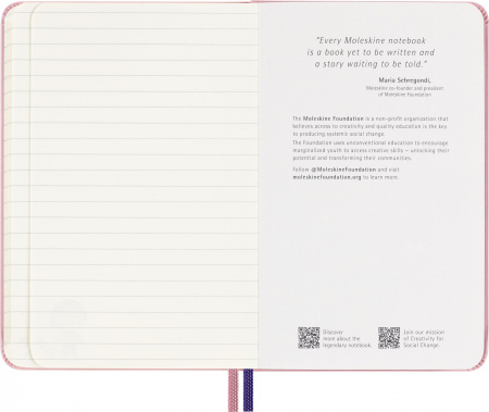 Блокнот Moleskine LE SAKURA Pocket 90x140мм обложка текстиль 160стр. линейка подар.кор. Momoko Sakur