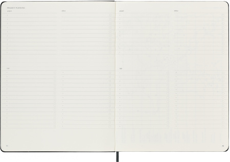 Блокнот Moleskine PROFESSIONAL PROPFNTB4HBK XLarge 190х250мм 192стр. твердая обложка черный