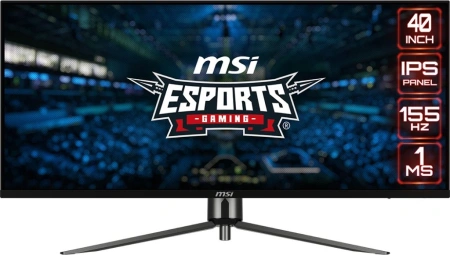 Монитор MSI 40" MAG401QR IPS UW чер 1ms HDMI DP USB M/M 155Hz 400cd In