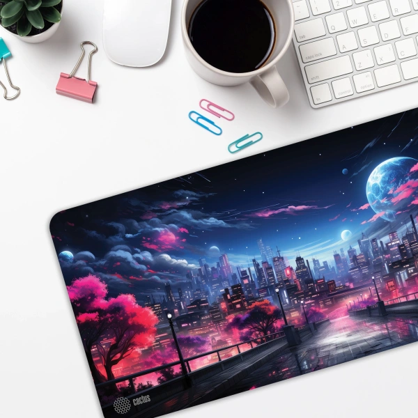 Коврик для мыши Cactus Fantasy space 900x400x3мм (CS-MP-PRO14XXL)