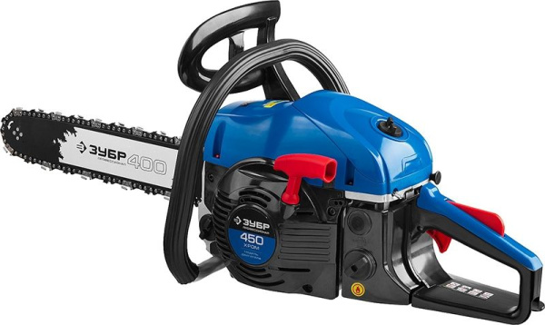 Бензопила Зубр ПБЦ-450 40П 1800Вт 2.4л.с. дл.шины:16" (40cm)