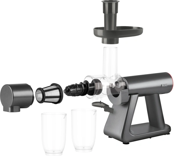 Соковыжималка шнековая Rondell RDE-1503 150Вт рез.сок.:500мл. графит