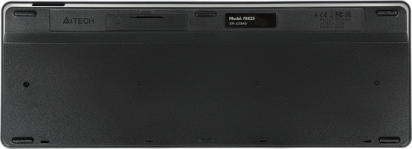 Клавиатура A4Tech Fstyler FBK25 черный/серый USB беспроводная BT/Radio slim Multimedia