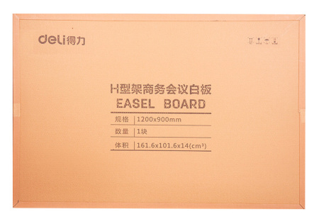 Доска стеклянная Deli 8738 стеклянная белый 90x120см алюминиевая рама стекло на подставке магнитный 4 магнита/4 колесика/2 маркера/стиратель