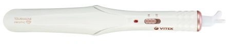 Выпрямитель Vitek VT-8406 25Вт белый макс.темп.:200С покрытие:керамико-турмалиновое