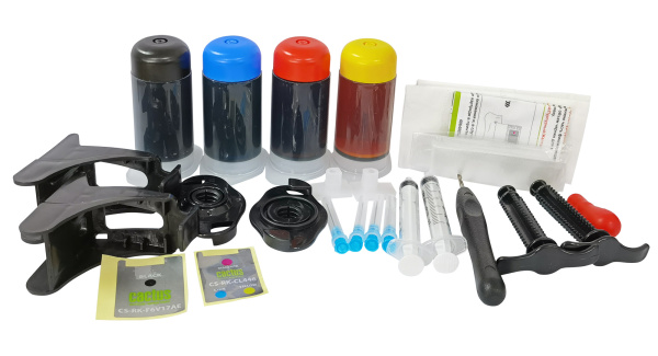 Заправочный набор Cactus CS-RK-PG445-CL446 голубой/пурпурный/желтый/черный набор 5x30мл для Canon Pixma MG2440/MG2540/