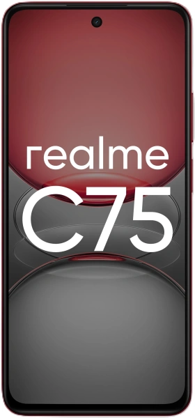 Смартфон Realme RMX3941 C75 256Gb 8Gb красный моноблок 3G 4G 2Sim 6.72" 1080x2400 Android 14 50Mpix 802.11 a/b/g/n/ac NFC GPS GSM900/1800 GSM1900 TouchSc microSD