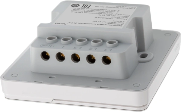 Умный выключатель Aqara Z1 Pro ZNQBKG43LM 2-хкл. белый (ZNQBKG43LM_WH)
