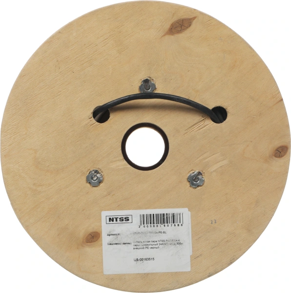 Кабель информ. NTSS (NTSS-OUT-FTP4-5Е-PE-BL) кат.5E F/UTP 4X2X24AWG PE внеш. 305м черный