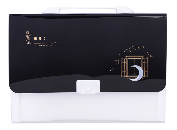 Портфель Deli 72541 13 отдел. A4 полипропилен ассорти