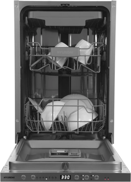 Посудомоечная машина встраив. Hyundai HBD 474 2100Вт узкая серебристый