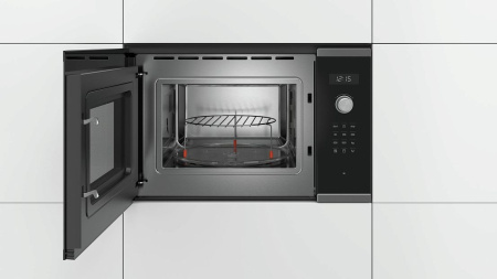Микроволновая Печь Bosch BEL554MS0 25л. 900Вт черный/нержавеющая сталь (встраиваемая)