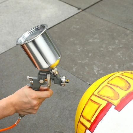 Краскораспылитель Deko DKSG1U 200л/мин соп.:1.8мм бак:1л серый/серебристый