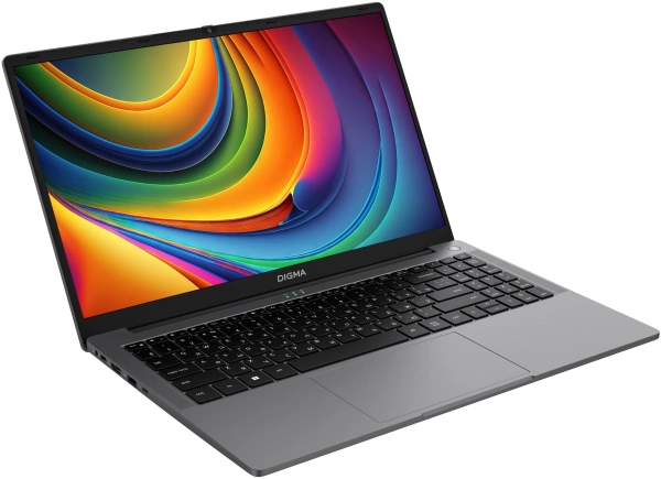 Ноутбук Digma EVE i5980 Core M3 8100Y 16Gb SSD512Gb Intel UHD Graphics 615 15.6" IPS FHD (1920x1080) Windows 11 Pro grey WiFi BT Cam 5000mAh (DN15CM-ADXW01)