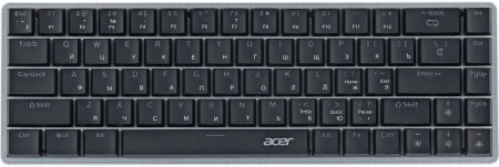 Клавиатура Acer OKW302 механическая серебристый USB for gamer LED (ZL.KBDCC.01C)