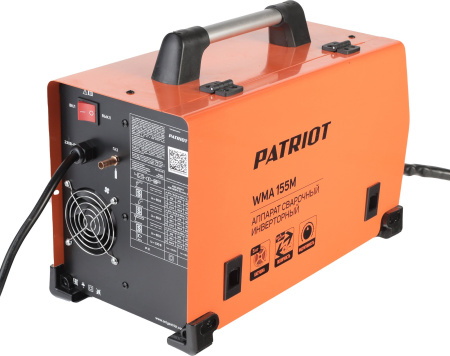 Сварочный полуавтомат Patriot WMA 155 M инвертор MIG-MAG/ММА 6.2кВт