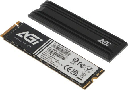 Накопитель SSD AGi PCIe 4.0 x4 4TB AGI4T0G44AI828-CB AI828 M.2 2280