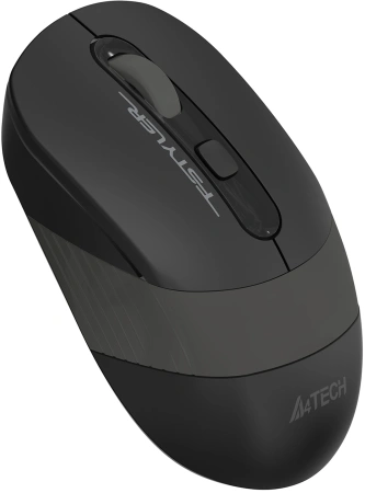 Мышь A4Tech Fstyler FG10S черный/серый оптическая (2000dpi) silent беспроводная USB для ноутбука (4but)