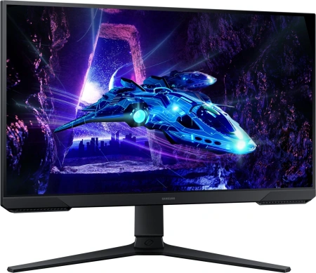 Монитор Samsung 24" Odyssey G3 S24DG300EIXCI черный VA LED 16:9 HDMI матовая HAS Piv 250cd 178гр/178гр 1920x1080 180Hz FreeSync DP FHD 3.9кг