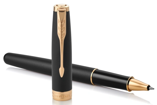 Ручка роллер Parker Sonnet Core T528 (CW1931518) Matte Black GT F черн. черн. подар.кор.