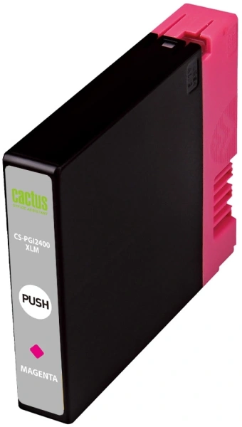 Картридж струйный Cactus CS-PGI2400XLM PGI-2400XLM пурпурный (20.4мл) для Canon MAXIFY iB4040/ МВ5040/ МВ5340