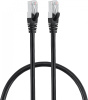 Патч-корд Buro BU-7-0.5M STP 4 пары cat.7 CCA molded 0.5м черный RJ-45 (m)-RJ-45 (m)