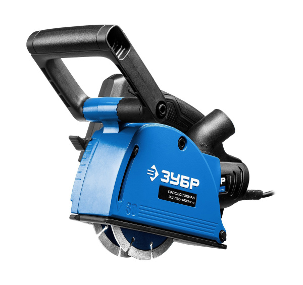 Штроборез Зубр Профессионал ЗШ-П30-1400 ПСТК 8800об/мин 1400W синий ДА