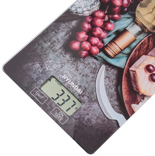 Весы кухонные электронные Hyundai HYS-KG211 макс.вес:5кг рисунок