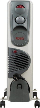 Радиатор масляный Ресанта ОМ-12НВ 2900Вт белый