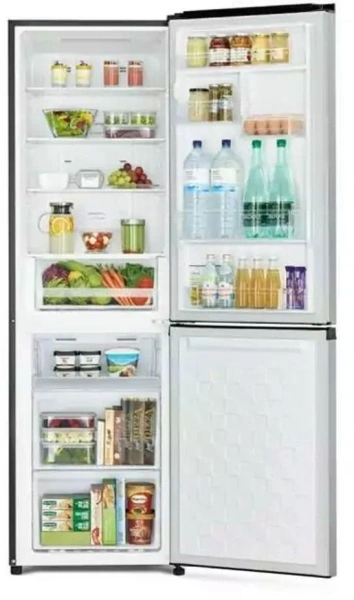 Холодильник Hitachi R-B410PUC6 PSV 2-хкамерн. серебристый