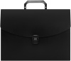 Портфель Бюрократ -BPP01BLCK 1 отдел. A4 пластик 0.7мм черный