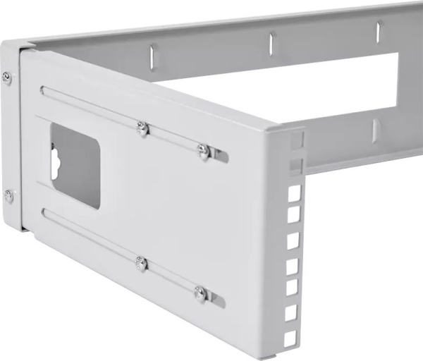 Кронштейн телекоммуникационный ЦМО КНО-М-6U настен. 6U 19" 450мм нагр.:15кг серый (упак.:1шт)