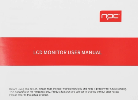 Монитор NPC 27" MU2707-K IPS Quad 4K (2160p) чер 5ms HDMI DP USB M/M HAS Piv 60Hz 250cd Ex