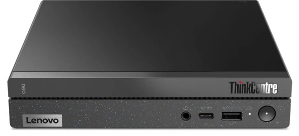 Неттоп Lenovo ThinkCentre Neo 50q Gen 4 i3 1215U (1.2) 8Gb SSD256Gb UHDG noOS GbitEth WiFi BT 65W kb мышь клавиатура черный (12LN0028RU)