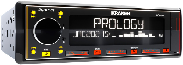 Автомагнитола Prology CDA-8.1 KRAKEN 1DIN 8x65Вт RDS (PRCDA8.1KRAKEN)