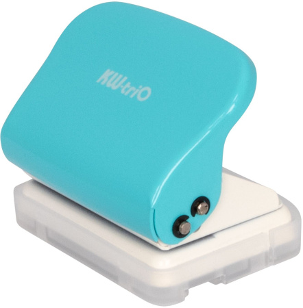 Дырокол Kw-Trio 099H9 макс.:5лист. пластик бирюзовый отв.:6