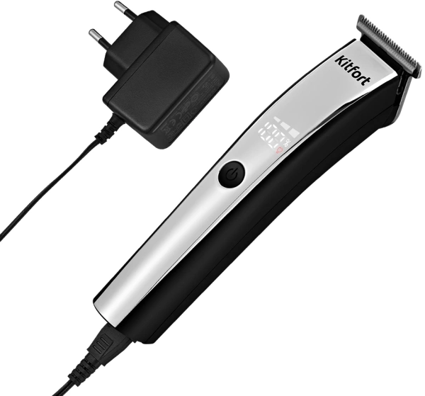 Триммер Kitfort КТ-3131 серебристый/черный 5Вт (насадок в компл:4шт)
