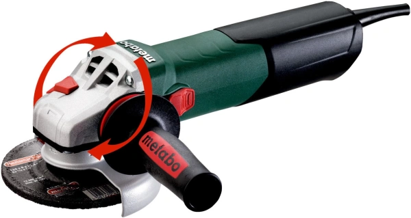 Углошлифовальная машина Metabo WE 17-125 Quick 1700Вт 11000об/мин рез.шпин.:M14 d=125мм (600515000)