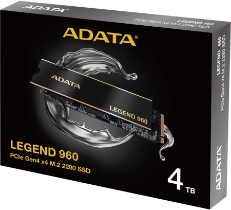 Накопитель SSD A-Data PCIe 4.0 x4 4TB ALEG-960-4TCS Legend 960 M.2 2280