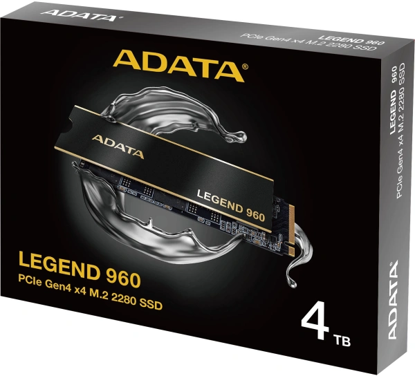 Накопитель SSD A-Data PCIe 4.0 x4 4TB ALEG-960-4TCS Legend 960 M.2 2280