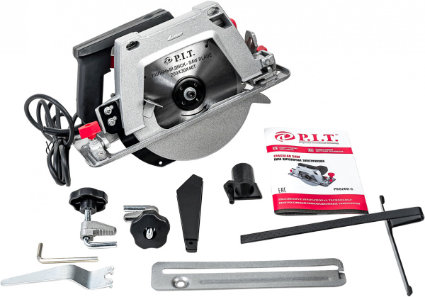 Циркулярная пила (дисковая) P.I.T. PKS200-C 2000Вт (ручная) D диска.:200мм