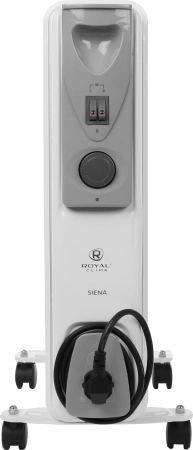 Радиатор масляный Royal Clima Siena ROR-S11-2500M 2500Вт белый/серый