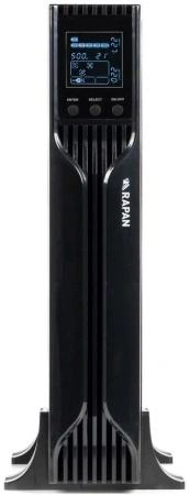 Источник бесперебойного питания Бастион RAPAN-UPS 1000-RACK-IN-2X9 700Вт 1000ВА черный