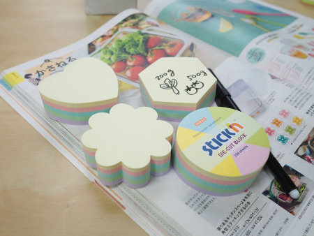 Блок самоклеящийся бумажный Stick`n 21831 67x67мм 250лист. пастель+крафт ассорти "круг"